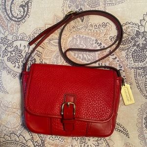 Vintage Leather Coach Bag!